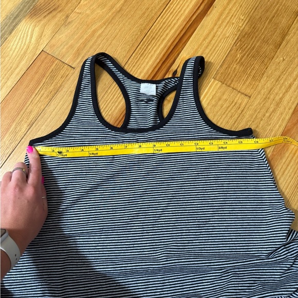 Everlast Women’s Vintage Striped Razor Back Tank Top Dress Size Medium - Picture 5 of 6